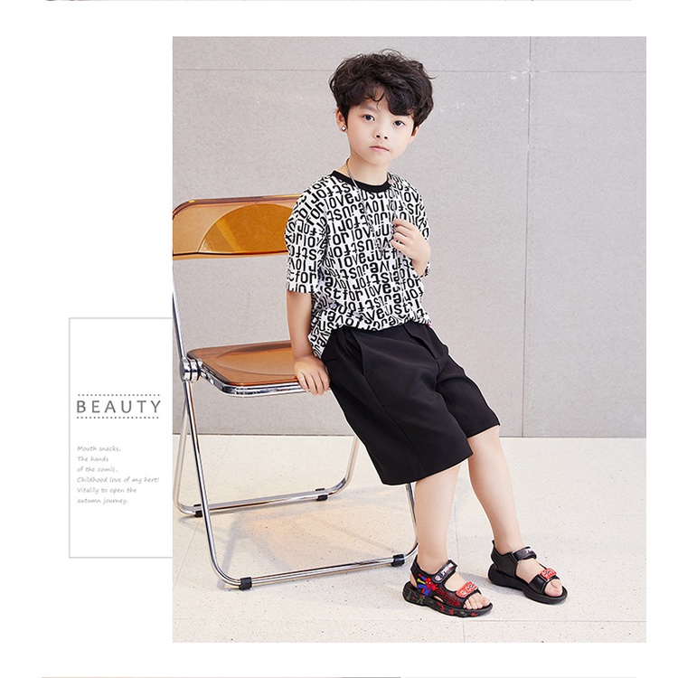 Sandal cho bé trai, giày đi học cho bé sandal siêu nhân nhện Spider man đẹp thời trang quai dán cho bé đi học siêu hot