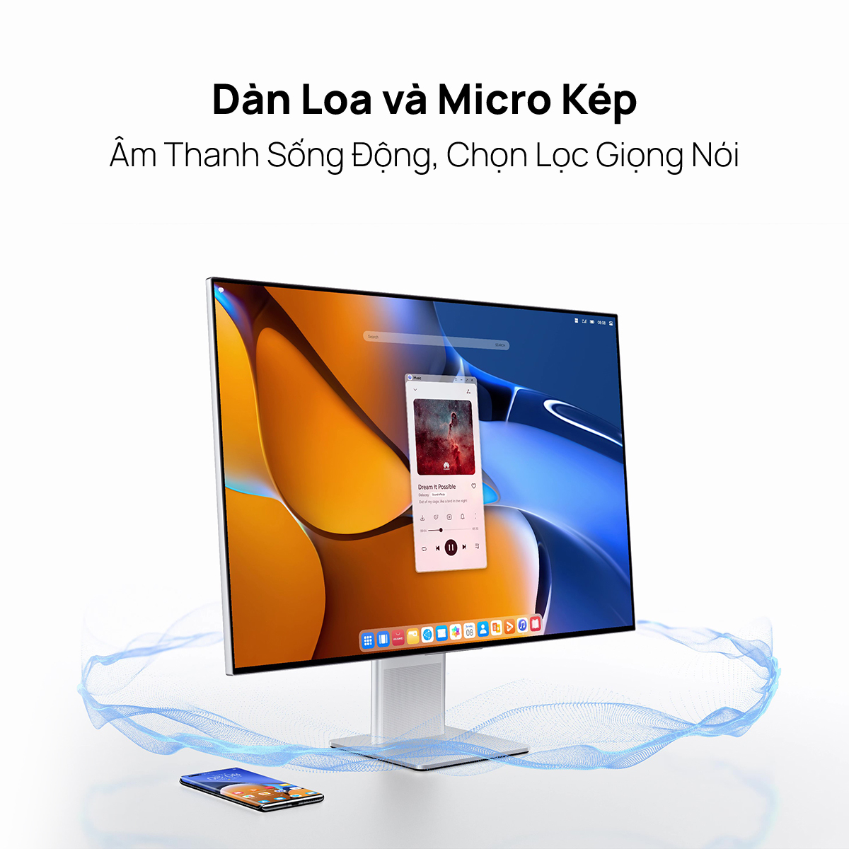 Màn Hình HUAWEI MateView | Màn Hình 4K+ Trung Thực | Kết Nối Không Dây | HUAWEI Smart Bar | Hàng Chính Hãng