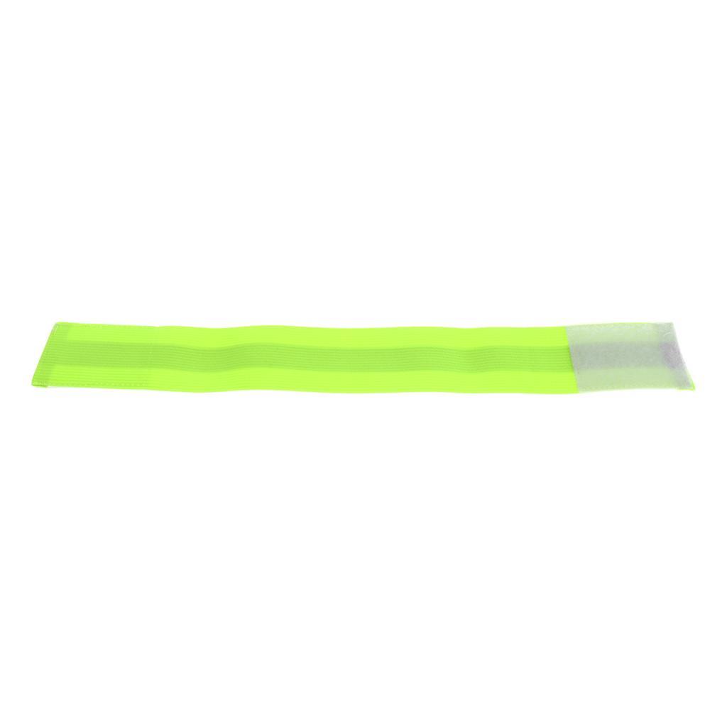 2x Elastic Reflective Wrist Arm Band Running Gear For Adults Jogging Cycling