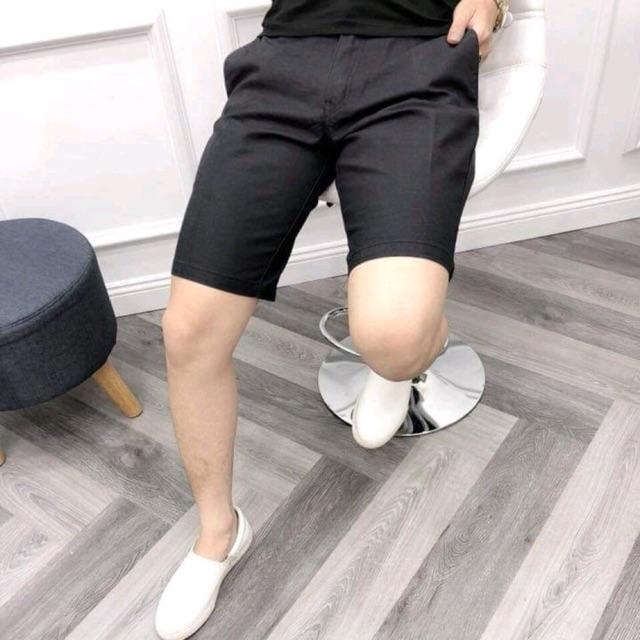 Quân short âu nam ,quần kaki nam đen hàn quốc phong cách thể thao TCS01