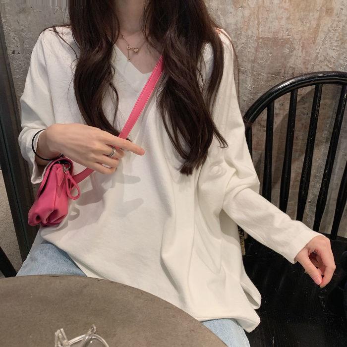 ÁO THUN TAY DÀI  OVERSIZE FORM RỘNG CÁ TÍNH TRƠN