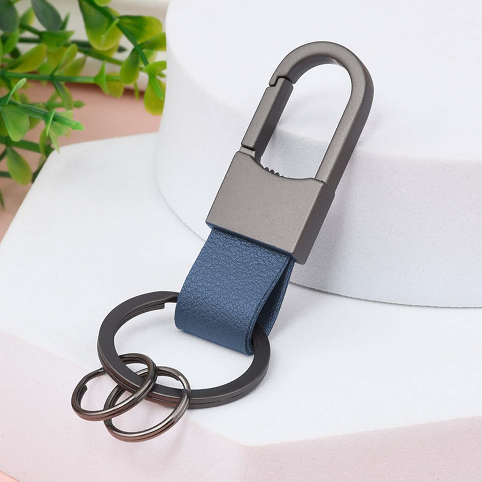 Car Fob Key Keychain Holder Universal Heavy Duty Blue