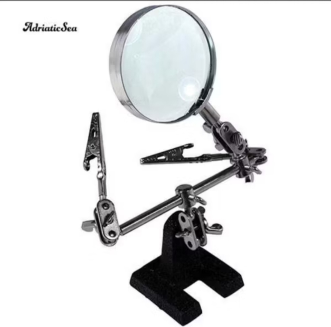 GIÁ KẸP HÀN LINH KIỆN ĐIỆN TỬ THUẬN TIỆN CÓ KÍNH LÚP CAO CẤP