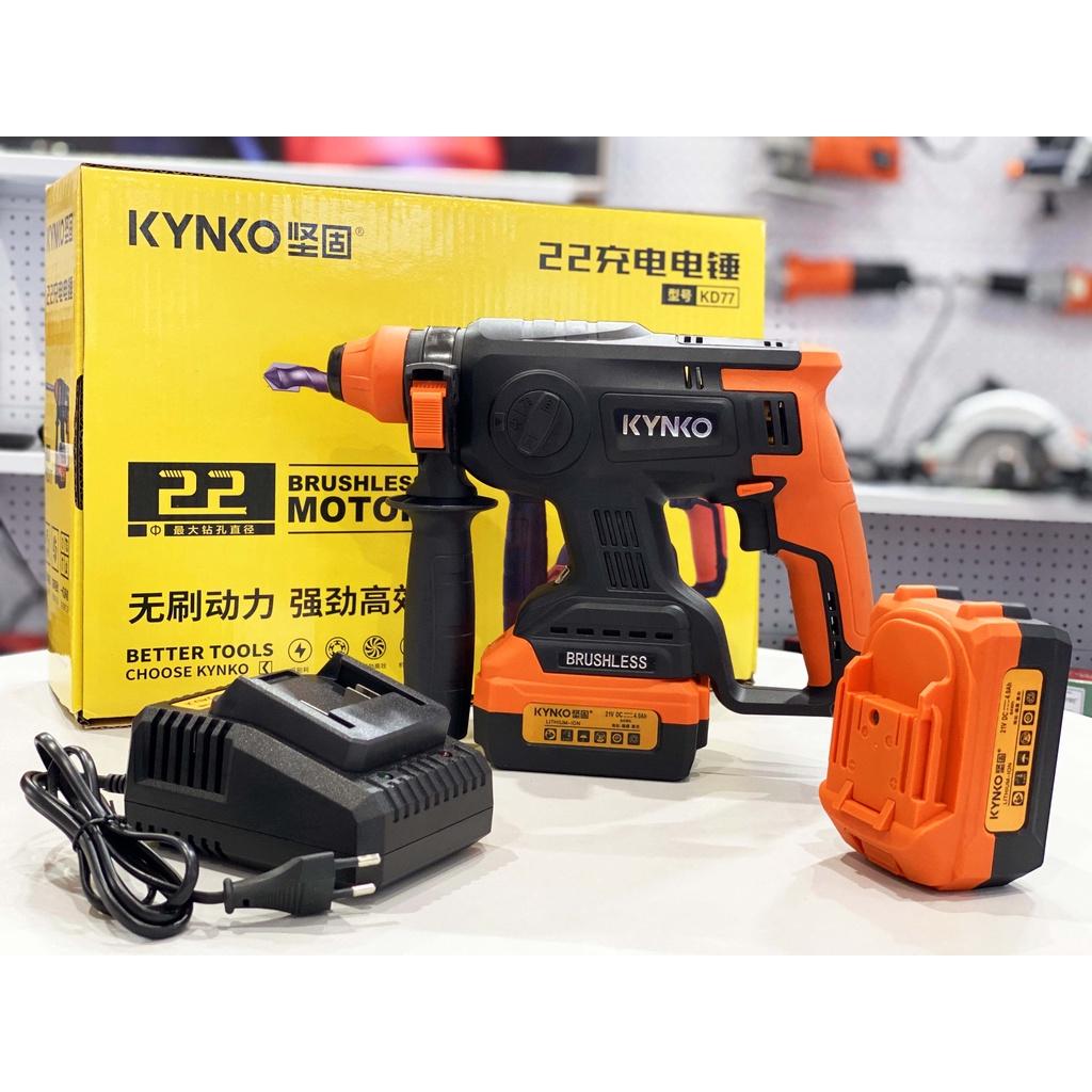 Máy khoan búa pin cầm tay chính hãng Kynko 21V Z0A-KD77-22 #6771 siêu bền