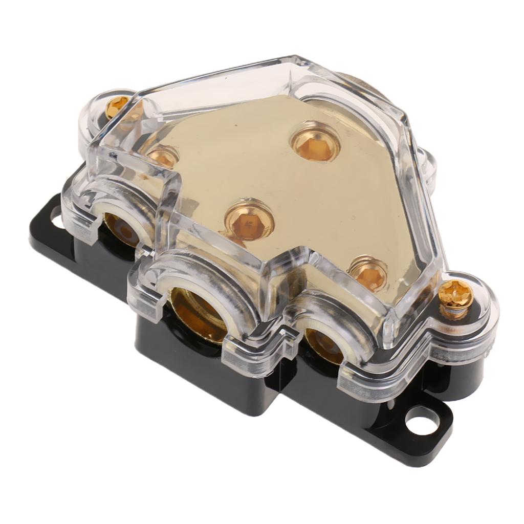 Car Audio Stereo Amp Power Ground Wire Splitter Distribution Block