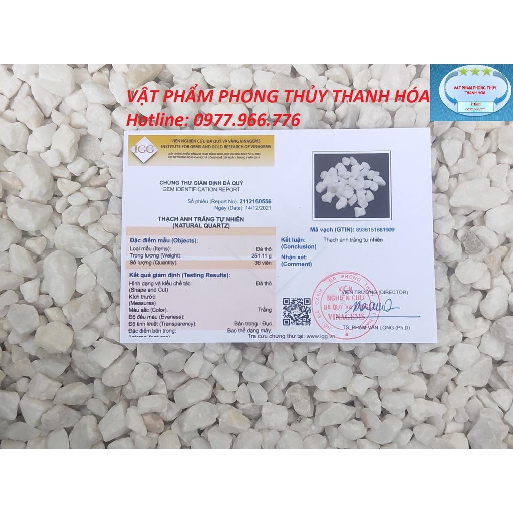 Đá thach anh ngũ sắc vụn thô tự nhiên 1kg - Đá phong thủy