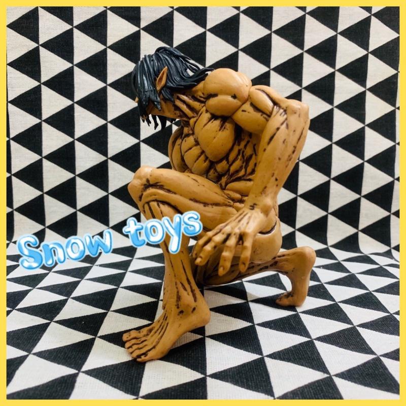 Mô hình Attack On Titan - Titan tiến công Attack Titan - Eren Yeager - Đại chiến Titan - Fullbox - 15cm