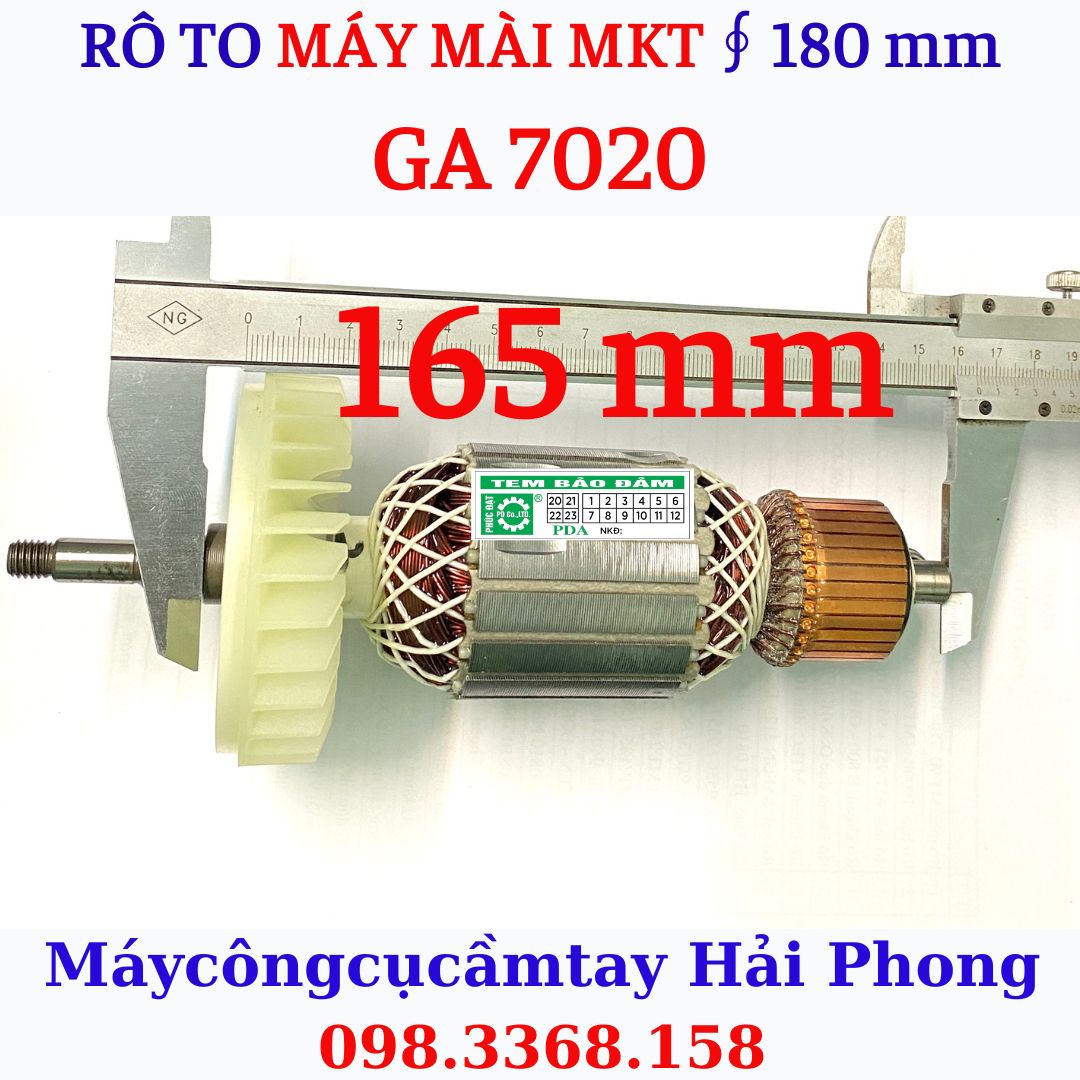 Rô to máy mài góc 'Ma.ki.ta' Mod.'GA-7020' Hiệu DCA