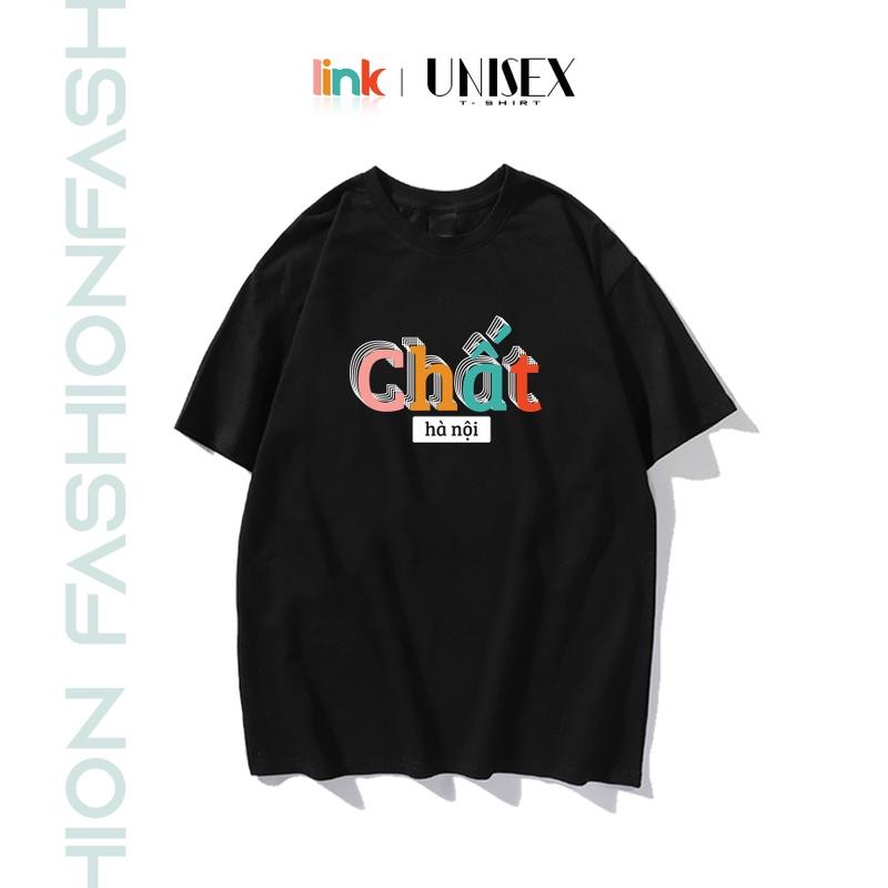 Áo phông tay lỡ CHẤT HÀ NỘI dáng rộng unisex