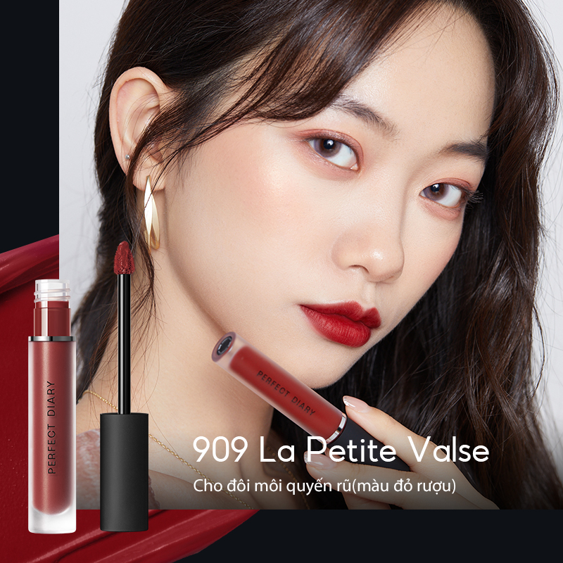 Son Kem Lì Perfect Diary Fog Dreamy Matte Lip Gloss Nhiều Tông Màu Bản Nâng Cấp