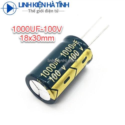 Tụ hóa 100V 1000UF 1000UF 100V kích thước 18x30mm