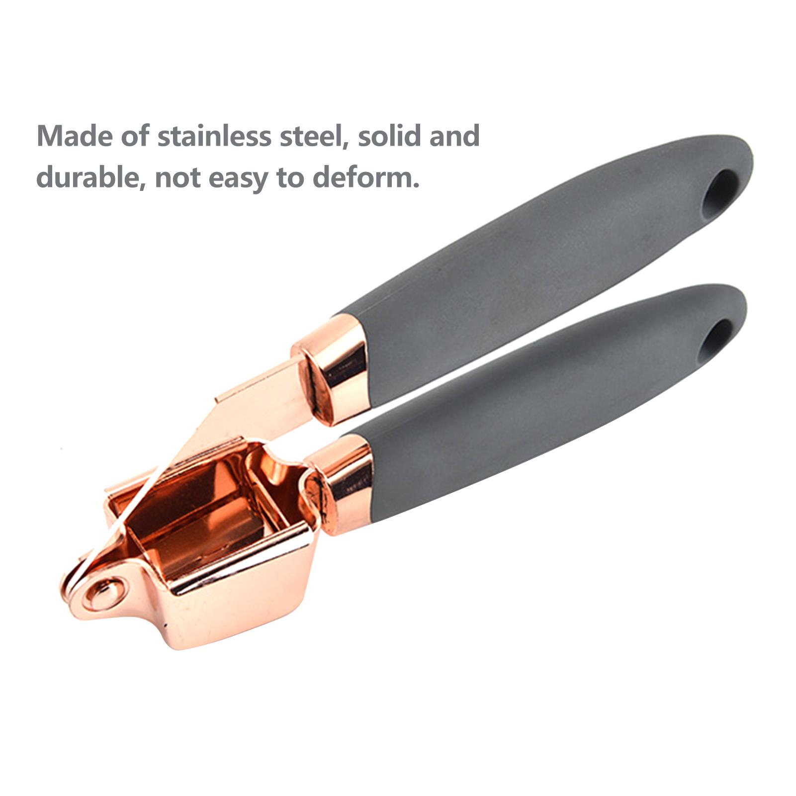 Set 7 Dụng Cụ Nhà Bếp Và Đồ Dùng Nhà Bếp Tiện Ích Bằng Thép Không Gỉ Mạ Đồng Có Tay Cầm Chống Trượt