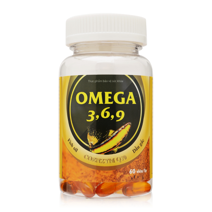 Viên Uống Omega 3, 6, 9 bổ não, tăng trí nhớ, sáng mắt ( 60 Viên )