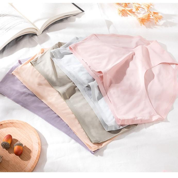 Quần Lót Nữ Băng Lụa Không Hằn Không Đường May Kháng Khuẩn Thoáng Khí P395