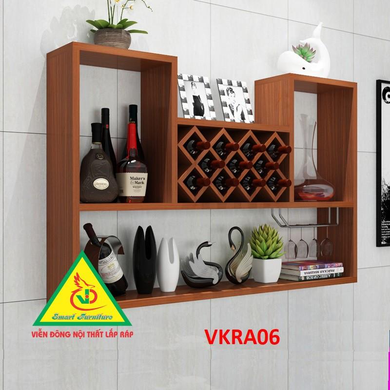 Kệ trang trí treo tường VKRA06 - Nội thất lắp ráp