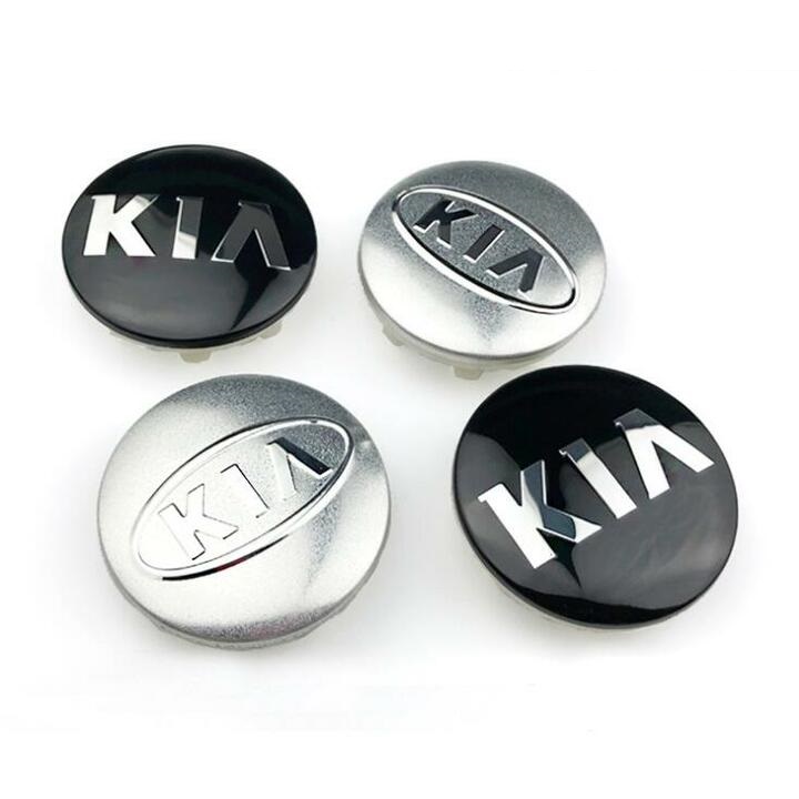 01 chiếc Logo chụp mâm, ốp lazang bánh xe ô tô Kia đường kính 58mm