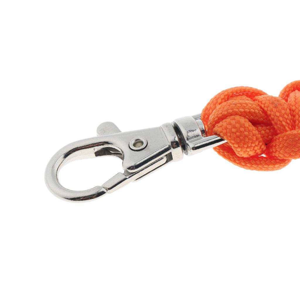 2-4pack Outdoor Emergency Kit Paracord Key Chain Ring Rope Parachute Cord