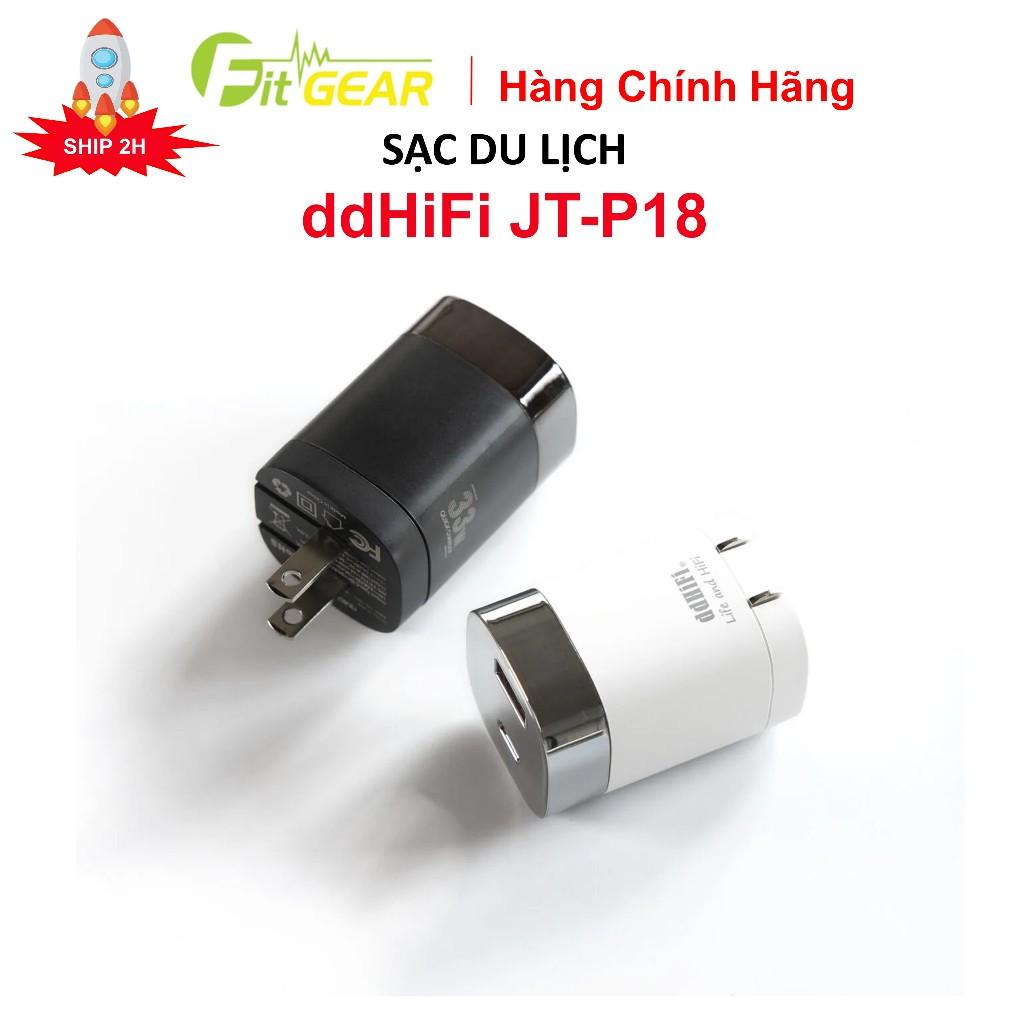 Bộ Sạc Du Lịch, Sạc Nhanh ddhifi JT-P18 Chính Hãng - Hàng Chính Hãng