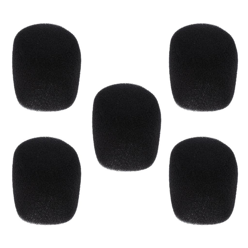 2-7pack 5 PCS Microphone Windshield Covers Mic Sponge Foam Cover Windscreen 5cm