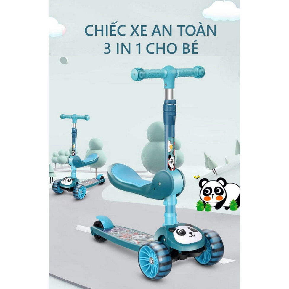 Xe Scooter PANDA 3 trong 1