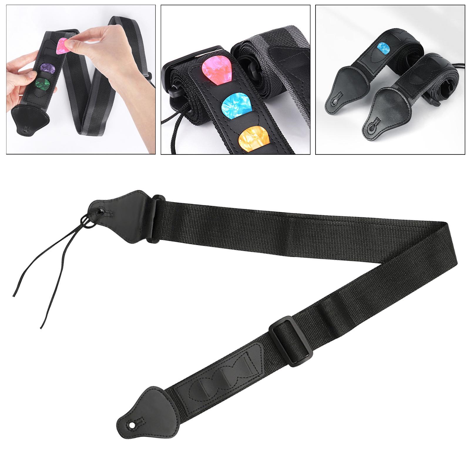 Guitar Strap Shoulder Strap Leisure Polyester Entertainment 35.43inch-59.06inch Adjustable Length for Ukelele Electric Guitar