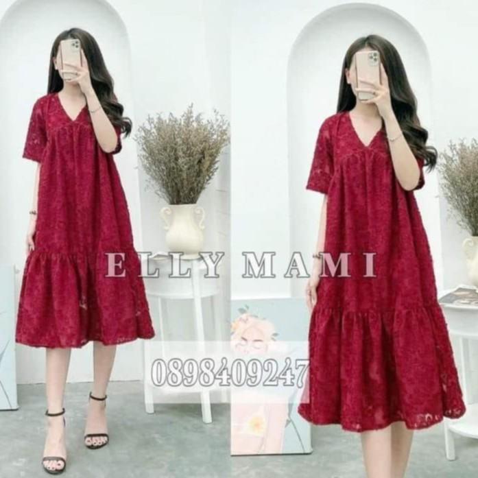 Váy bầu thời trang thiết kế-đầm bầu thu đông