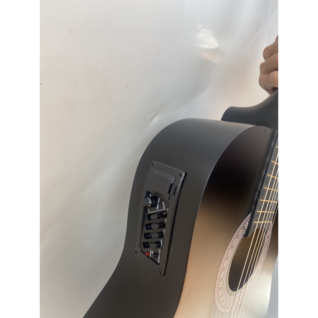 Đàn Guitar Classic Có Ty Và Gắn EQ-7545R Màu Đen