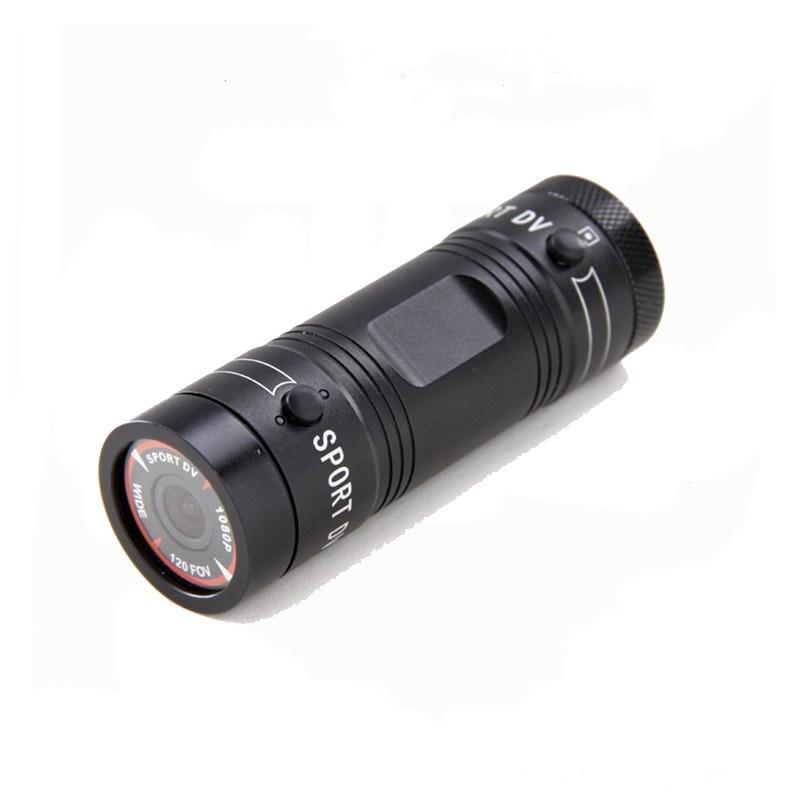 Sport DV Camera 1080p HD Chống Nước Mini Kim Loại Mũ Bảo Hiểm Camera Ngoài Trời Xe Đạp Xe Máy Camera Hành Động Video DV Máy Quay Phim