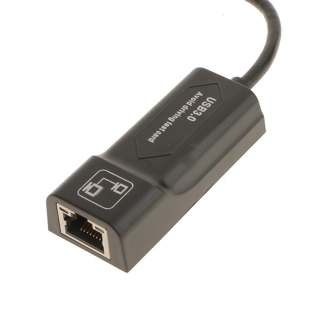 USB 3.0 Gigabit Ethernet Lan Network Adapter Hub to 1000Mbps For PC