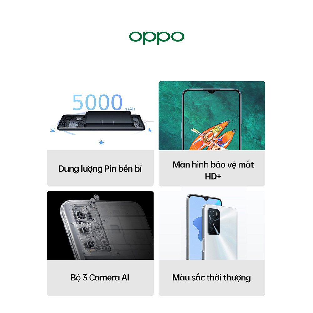 Điện Thoại Oppo A16 (4GB/64G) - Hàng Chính Hãng