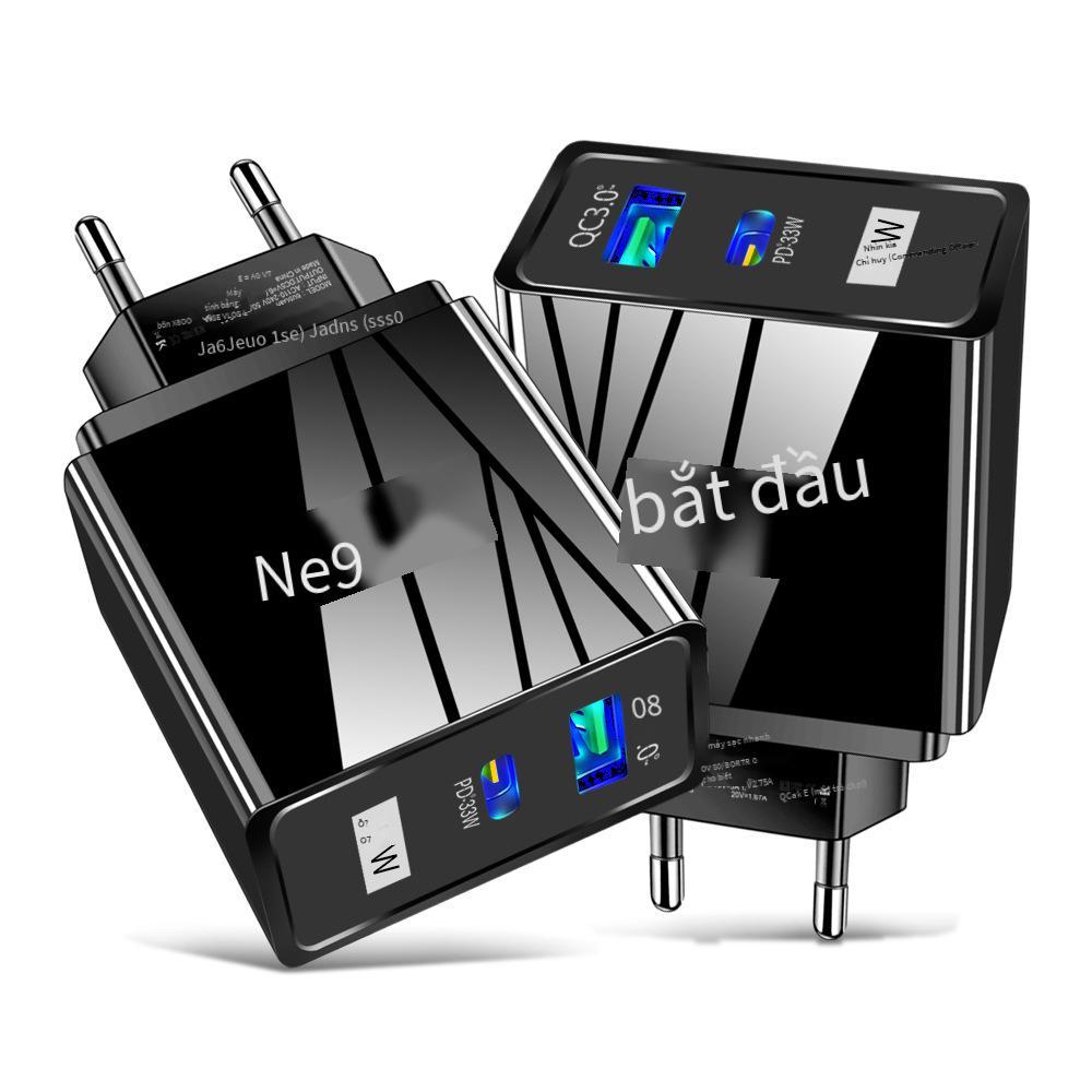 Đảm Bảo Chất Lượng 65W Gallium Nitride PD Sạc Nhanh QC3.0 + PD Điện Thoại Di Động Sạc Nhanh Đầu Laptop Đa Năng GaN Nguồn Điện