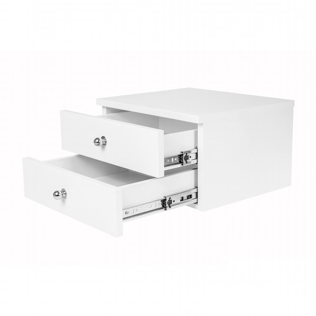Tủ gỗ đầu giường hiện đại SMLIFE Naomi | Gỗ MDF dày 17mm chống ẩm | D40xR35xC26cm