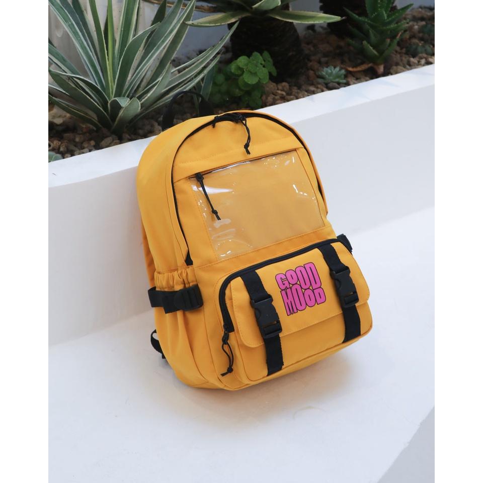 Balo học sinh Unisex, chất dù nhẹ bền, kiểu dáng teen - BOM