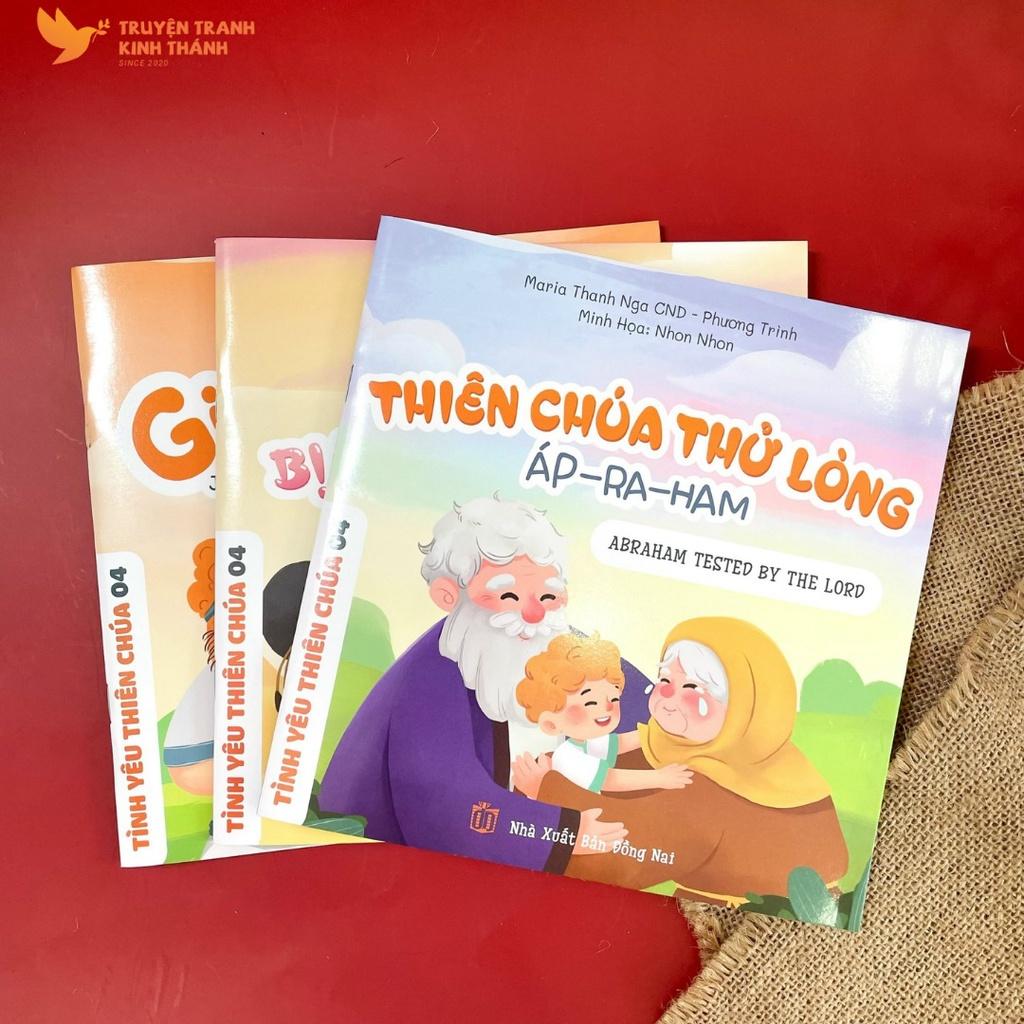 Sách - Combo Tình Yêu Thiên Chúa 04 - Truyện Tranh Kinh Thánh Song Ngữ