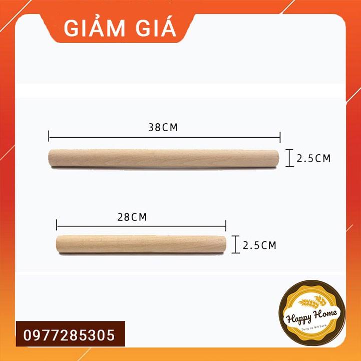 Cây cán bột lăn bột làm bánh bằng gỗ CHUYÊN NGHIỆP