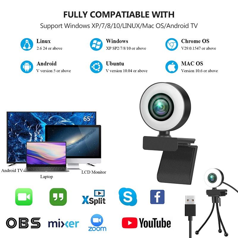 Webcam NetCAM PC 910 độ phân giải 1080P - Hàng chính hãng