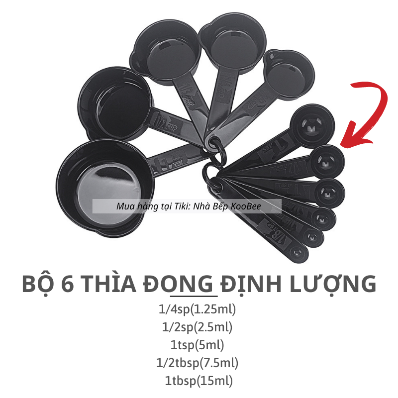 Set 11 bộ thìa đong, cốc đong nấu ăn, làm bánh, pha chế đong bột, sữa, gia vị, chế biến đồ ăn dặm