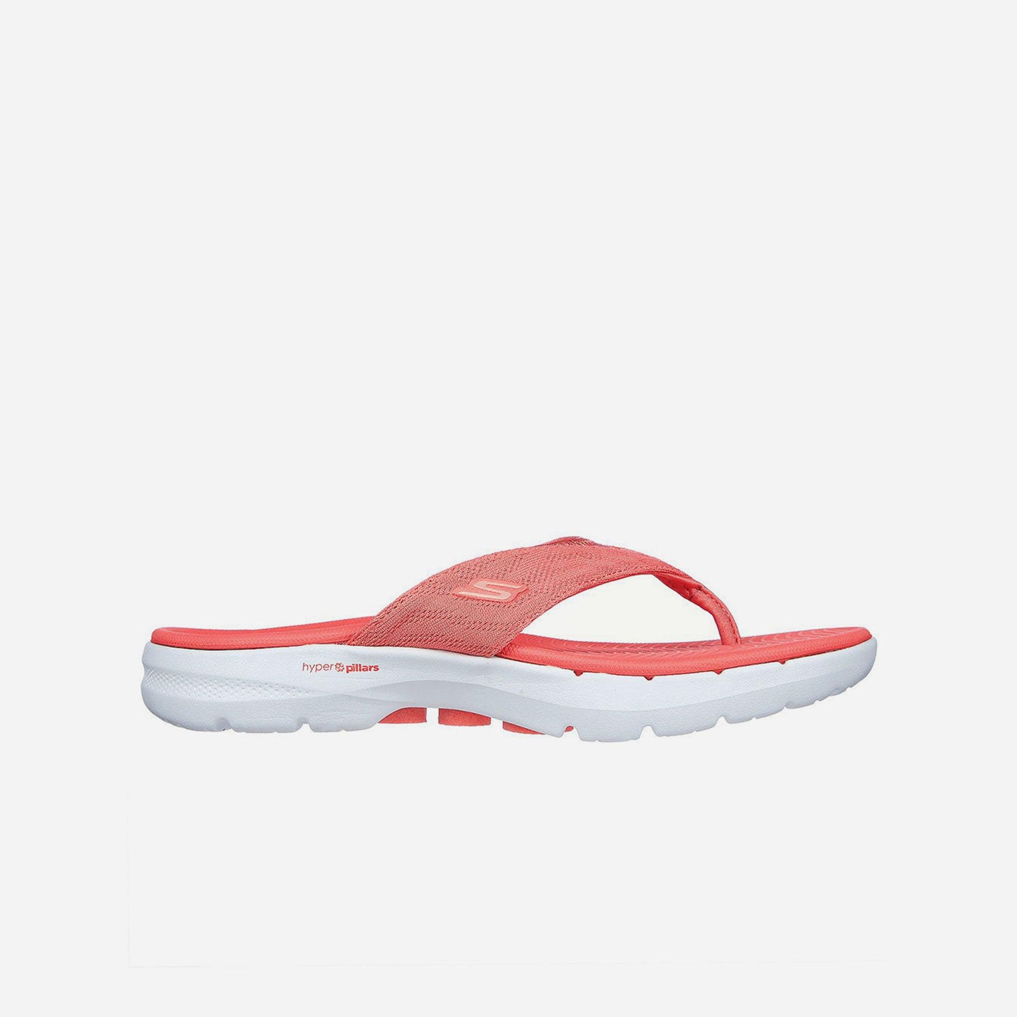 Dép xỏ ngón nữ Skechers Go Walk 6 Sandal - 140600-CRL