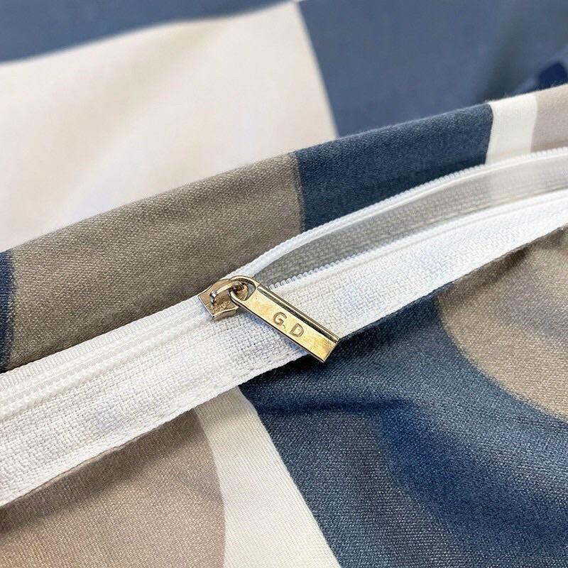 Bộ chăn ga gối cotton fly Hàn Quốc họa tiết gấu ox