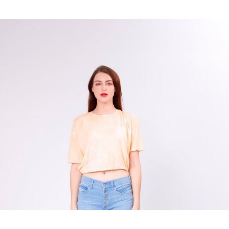 Áo croptop thun nữ tay lỡ