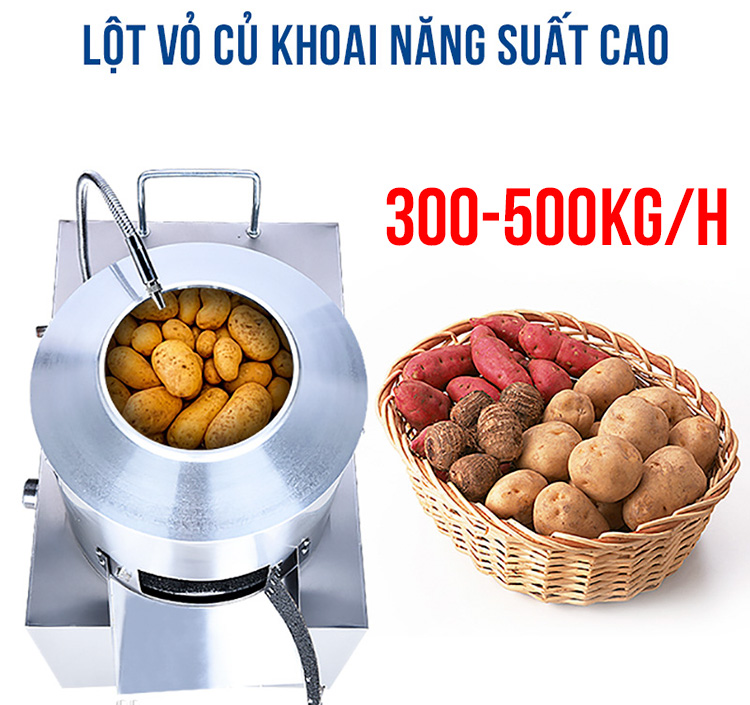 Máy Lột Bóc Vỏ Củ Khoai NSTP – 350