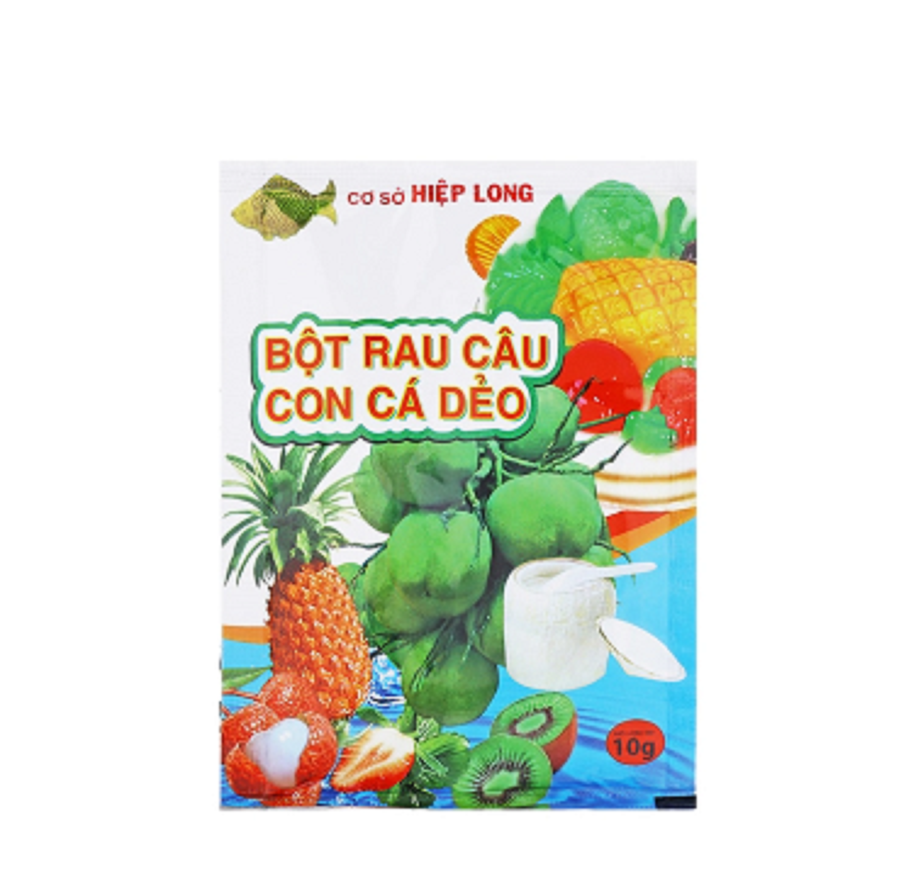 1 Gói Bột Rau Câu Con Cá Dẻo Hiệp Long 10gram/gói