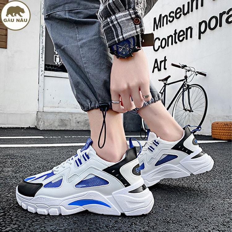 Giày sneaker GN555 đế độn thời trang Gấu Nâu chuyên giày nam