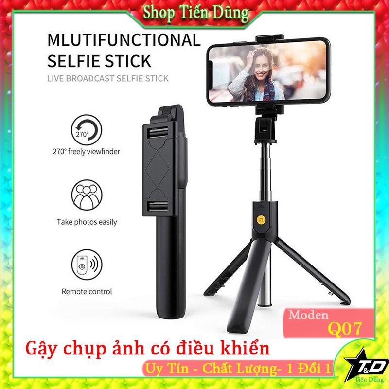 Gậy selfie stick Integrated Tripod Q07 bluetooth - Gậy tự sướng,chụp hình, quay phim, livetream