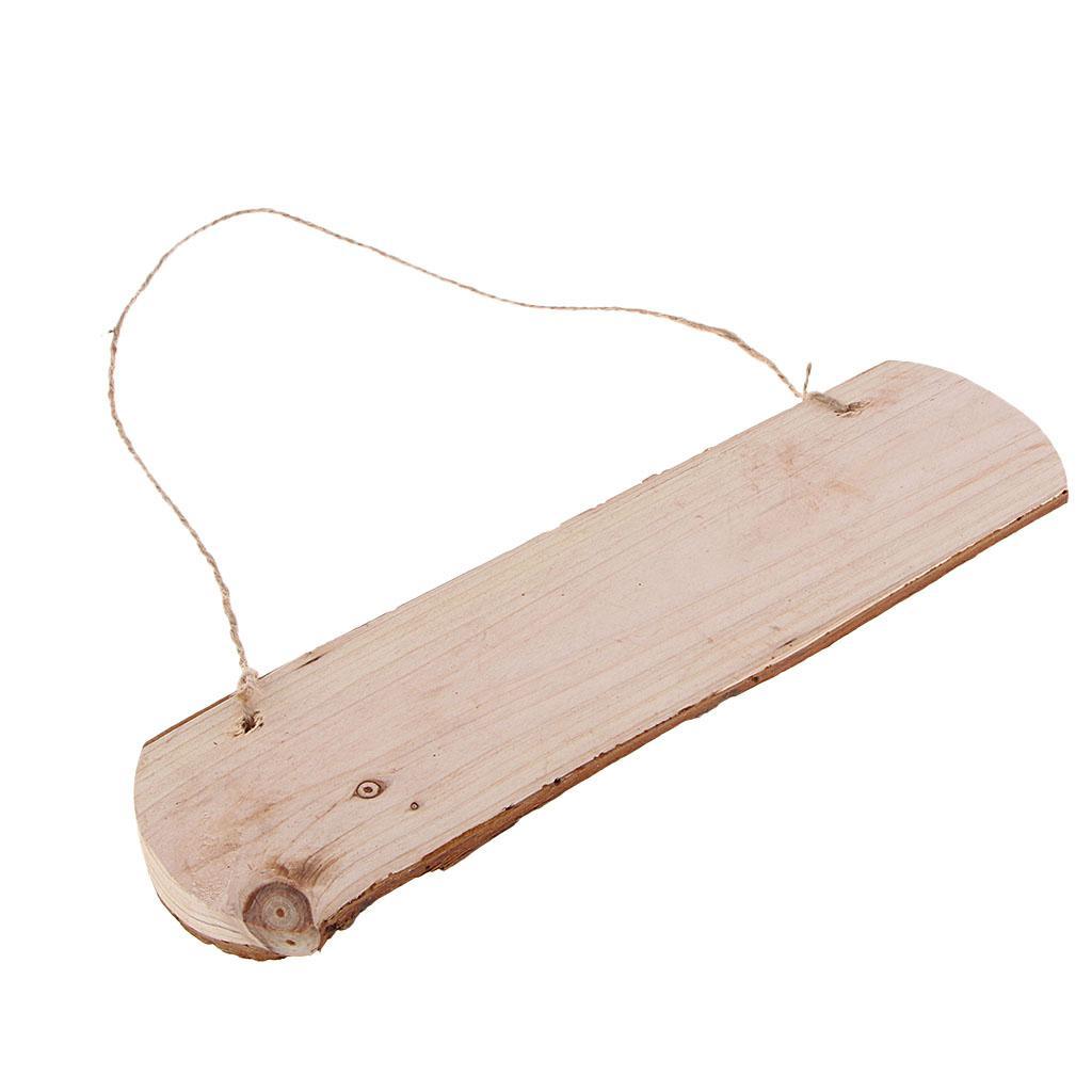 natural blank wooden pieces tree  slices hanging  home decor