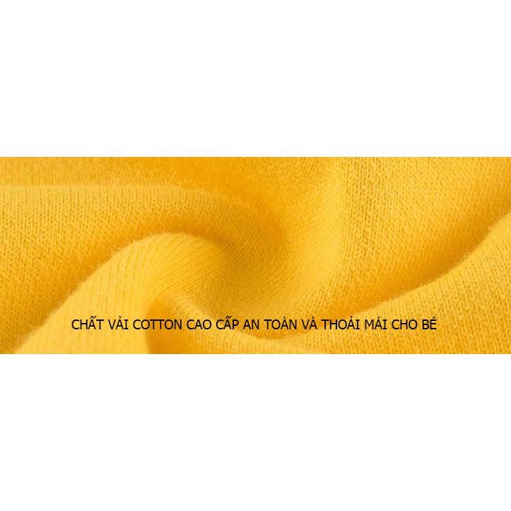 Áo trẻ em Khủng Long Nỉ Da Cá Cho Bé Chất Cotton cho bé từ 10-35kg