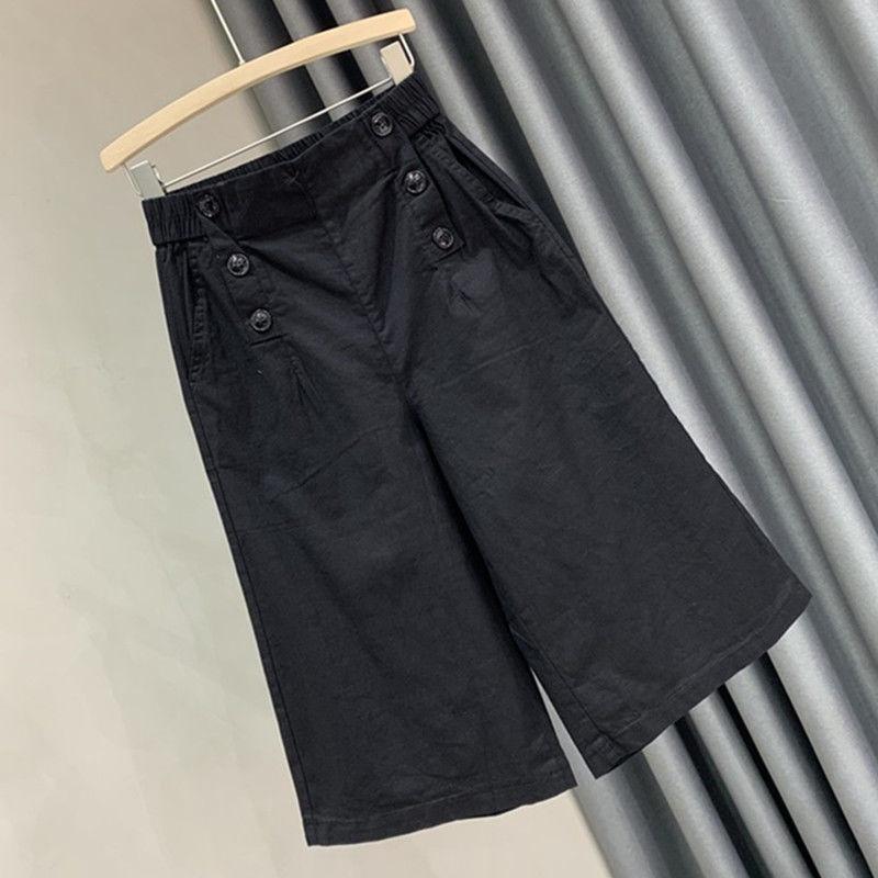 Quần Nữ Ống Rộng Lưng Thun Form Dài - Eo co giãn kaki 808 - 4xl Khuyến nghị 165-180 kg