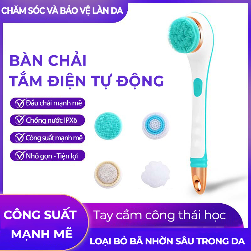 Bàn Chải Tắm Điện, hiện đại, sạch hơn, nhanh hơn -K1465