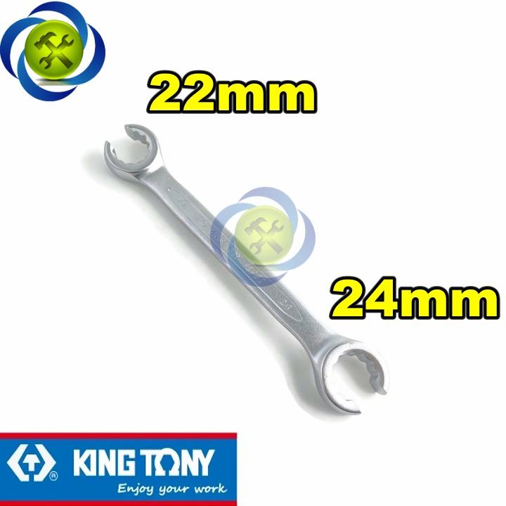 Cờ lê mở ống dầu 22mm -24mm Kingtony 19312224 loại hai đầu