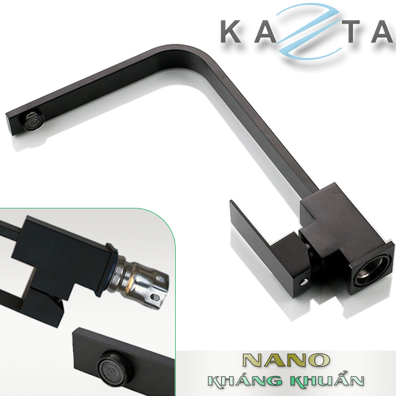 Combo Chậu Rửa Chén Bát KAZTA KZ-CB10048NV Nano Kháng Khuẩn Tiện Lợi Gồm: Chậu Rửa Chén, Vòi Rửa Chén Và Nhiều Phụ Kiện Đi Kèm